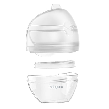 Babyono Sacaleches manual colector Milk Me 100% silicona 60ml
