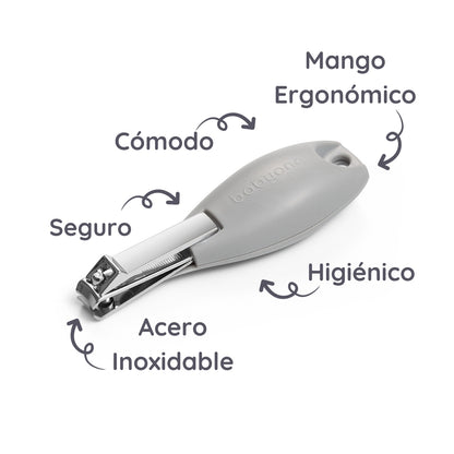 Babyono Cortauñas para bebés mango ergonómico
