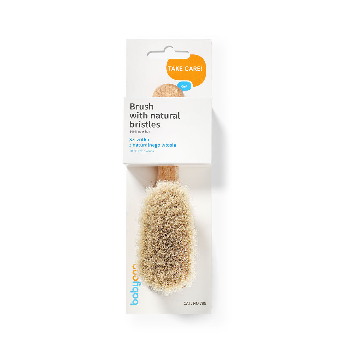 Babyono Peine para bebé Wood con cedras natuales extra suaves