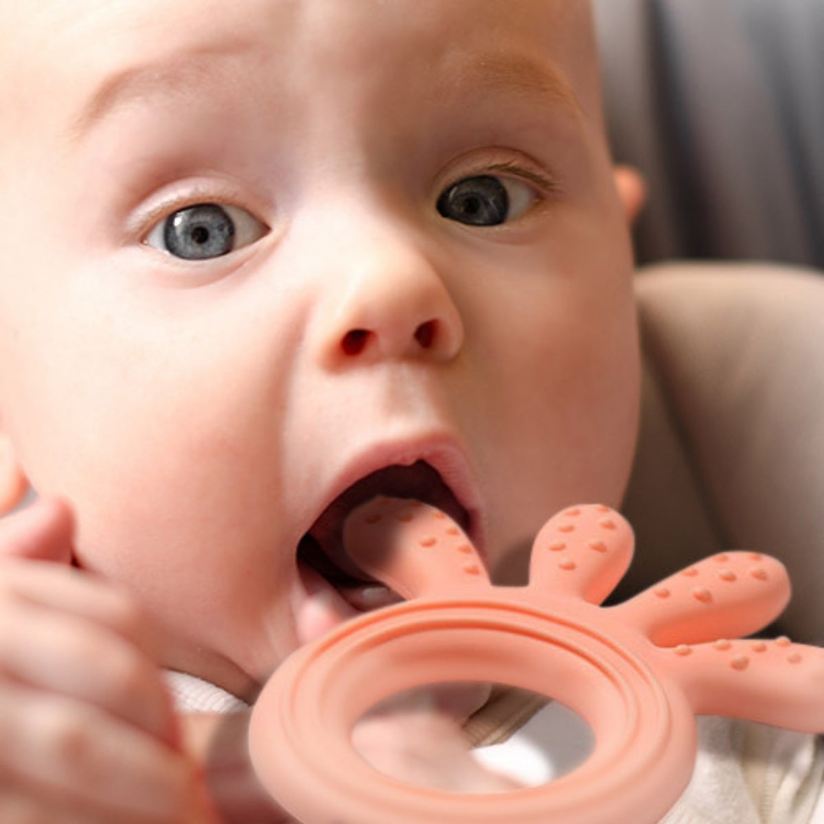 Babyono Pulpito mordedor texturas de silicona