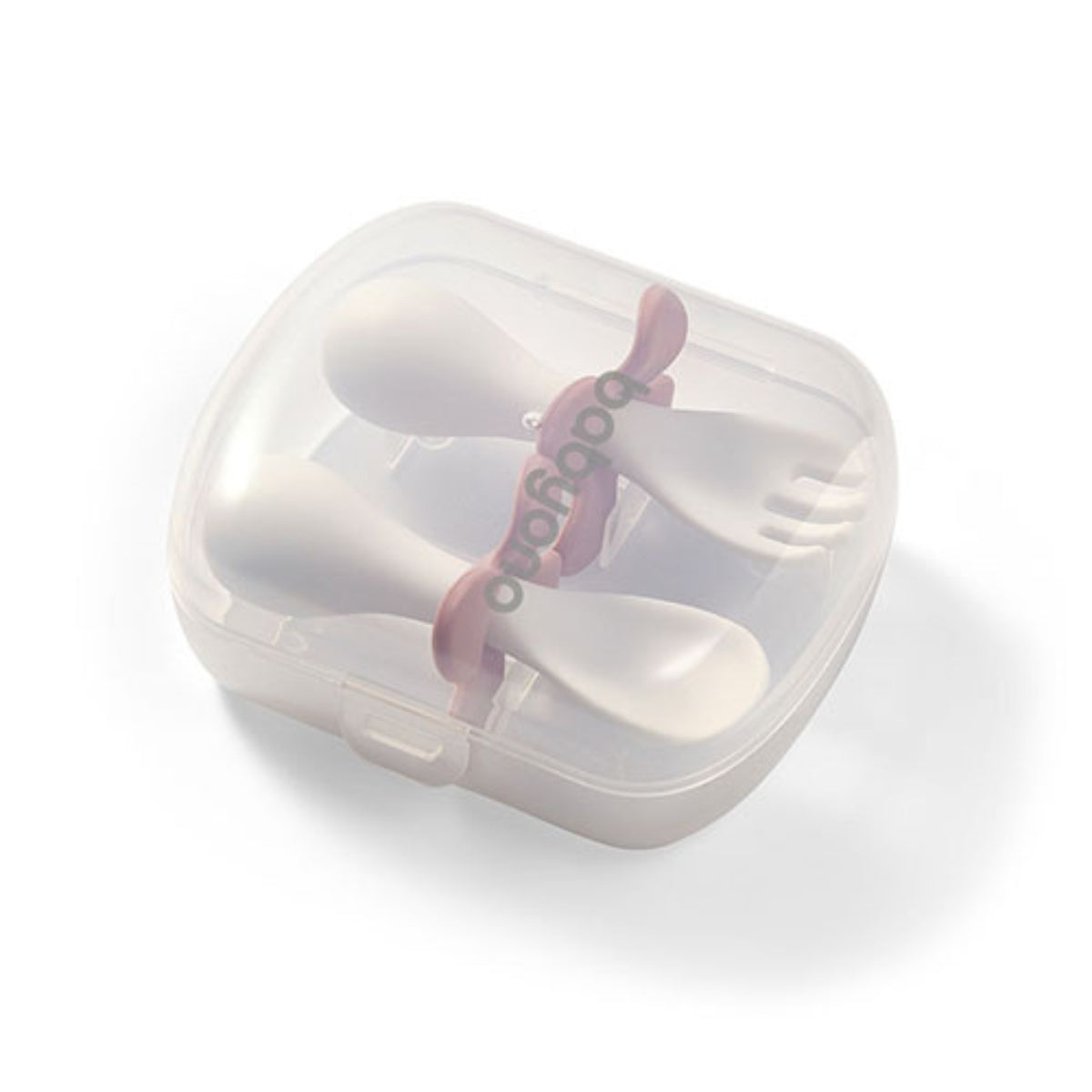 Babyono Set de cubiertos ergonomicos para bebé con estuche