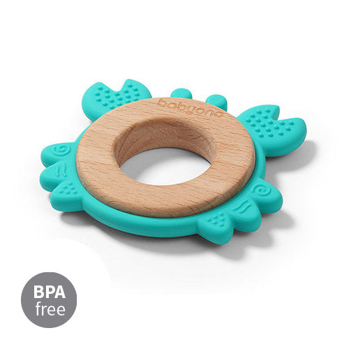 Babyono Mordedor de madera y silicona