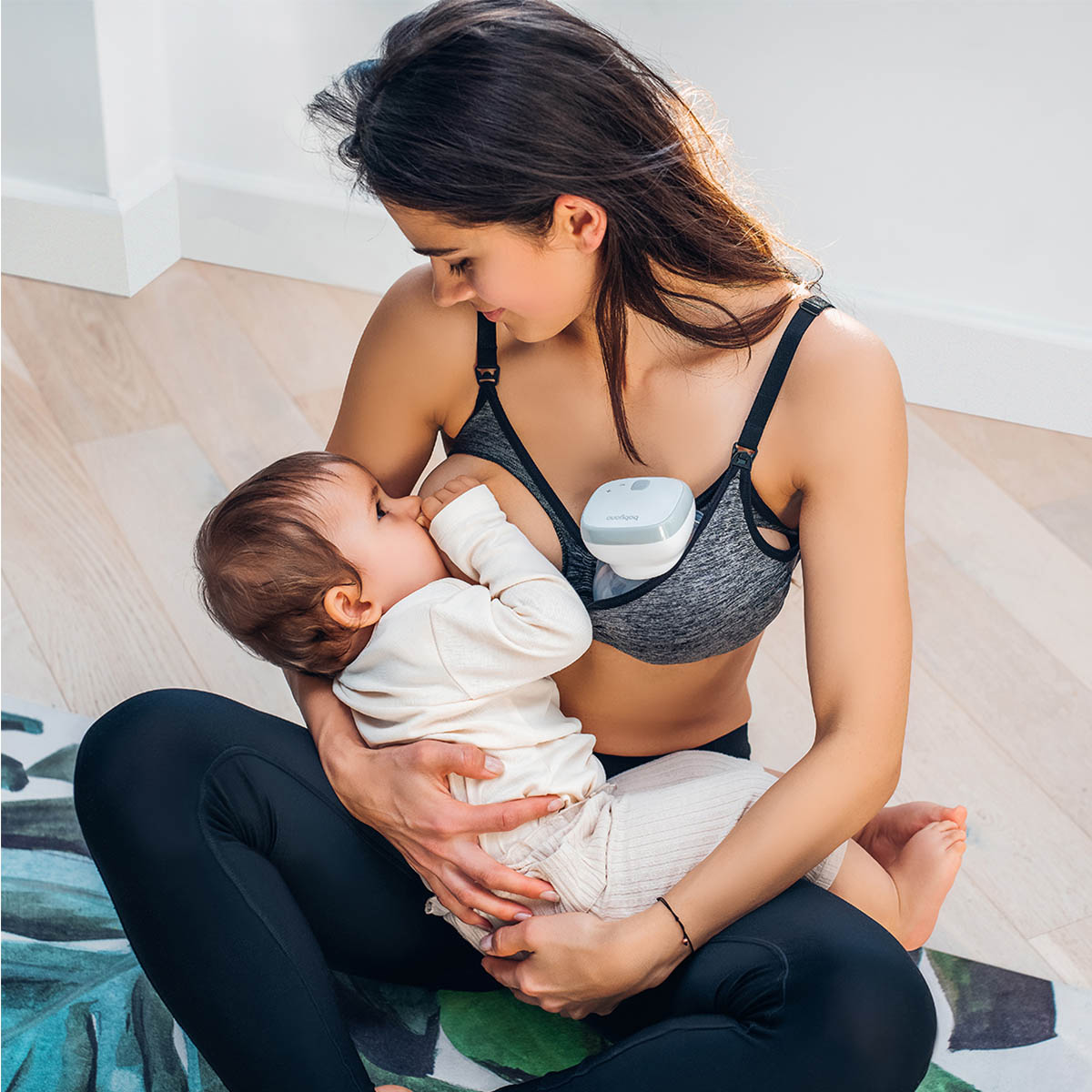 Babyono Sacaleches eléctrico Shelly manos libres 150ml