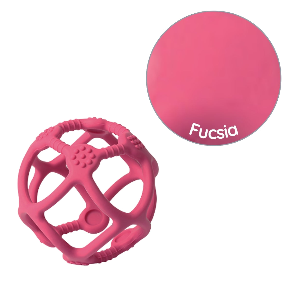 Babyono Mordedor de silicona pelota ergonomica