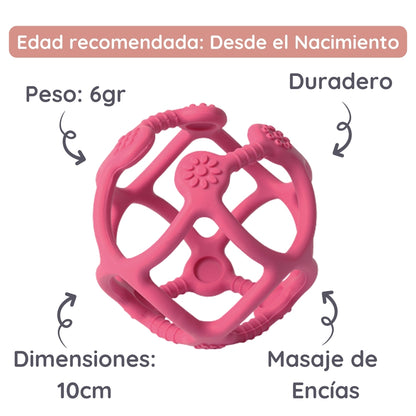 Babyono Mordedor de silicona pelota ergonomica