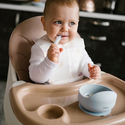 Babyono Cuchara de Silicona Flexible para bebés