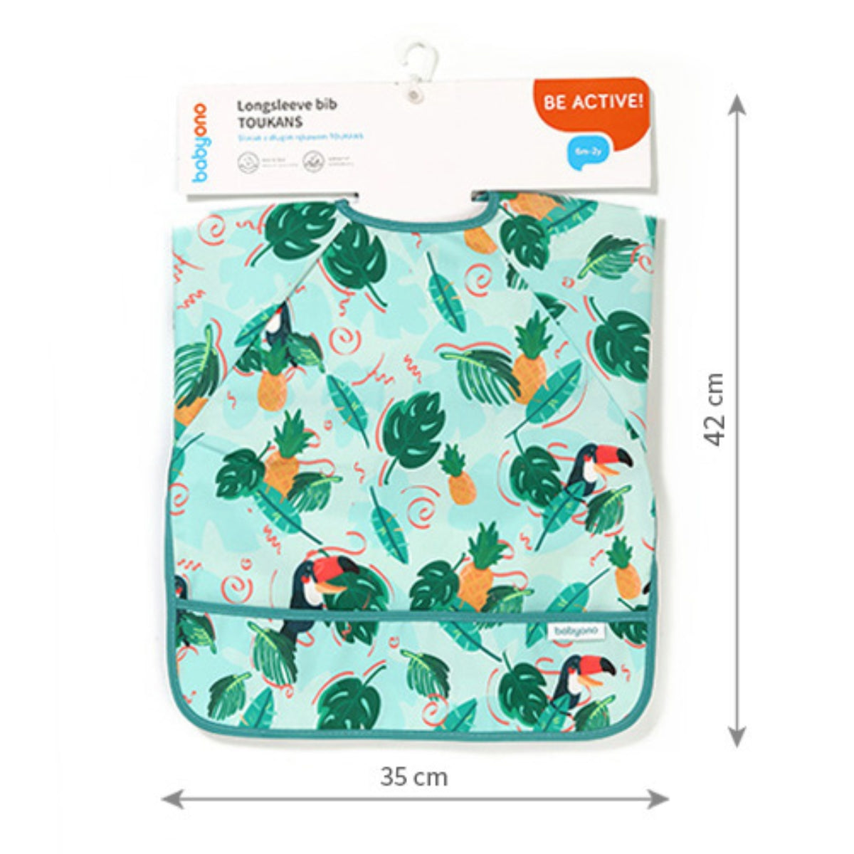 Babyono Babero baby con mangas 6m-2a