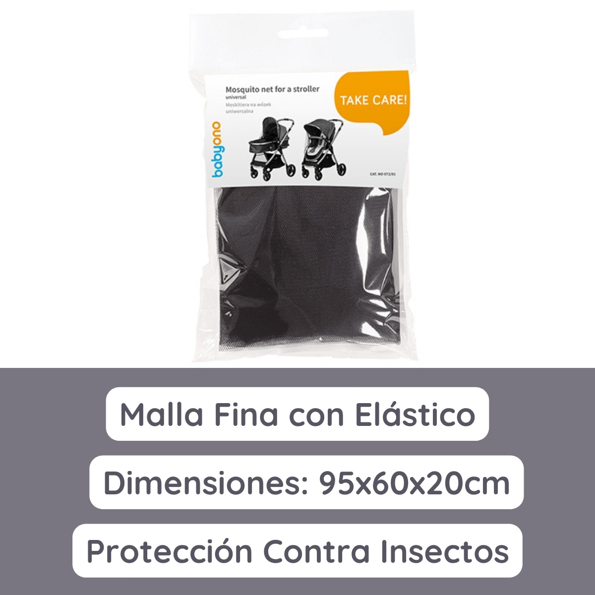 Babyono Mosquitera universal para cochecito
