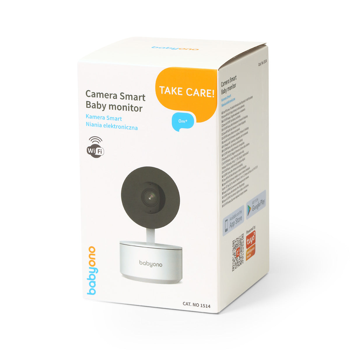 Babyono Cámara para bebés Smart Movil bidireccional App