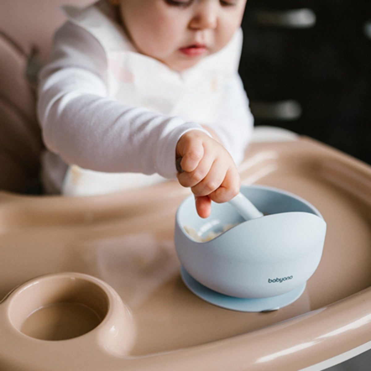 Babyono Bowl silicona con ventosa para bebés