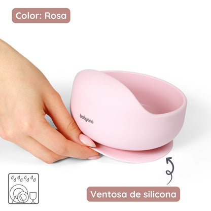 Babyono Bowl silicona con ventosa para bebés