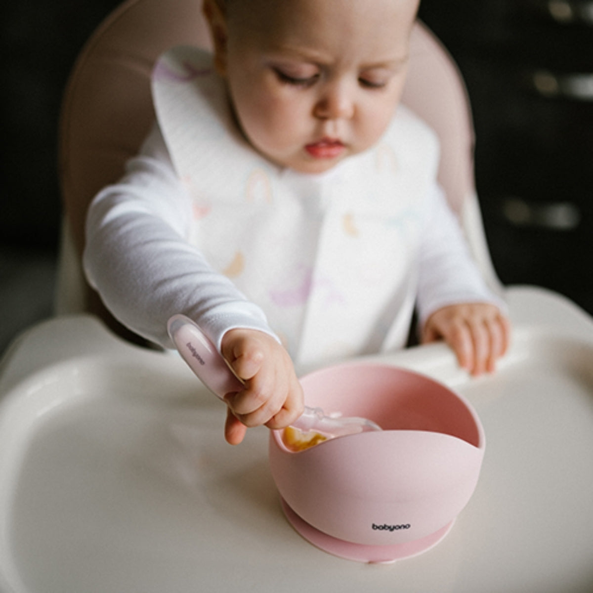 Babyono Bowl silicona con ventosa para bebés