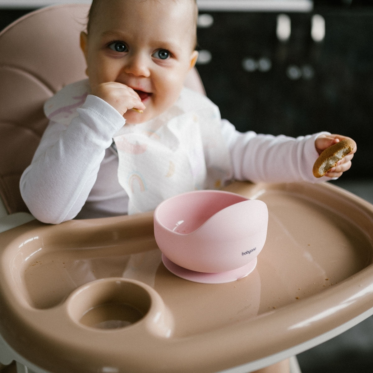 Babyono Bowl silicona con ventosa para bebés