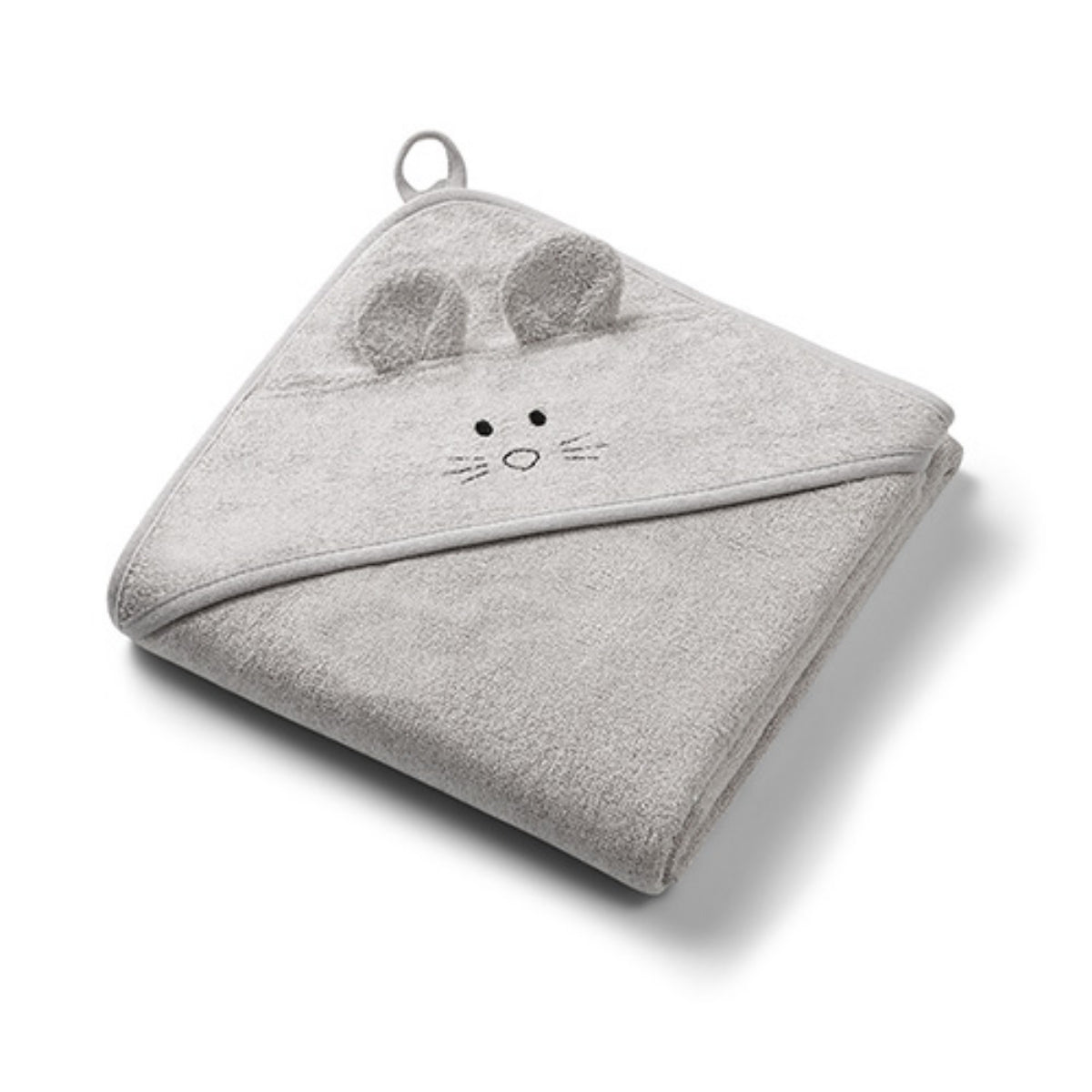 Babyono Capa de baño Bamboo XL para bebés conejito