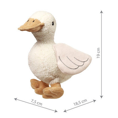 Babyono Peluche con sonajero Ganso Zoe