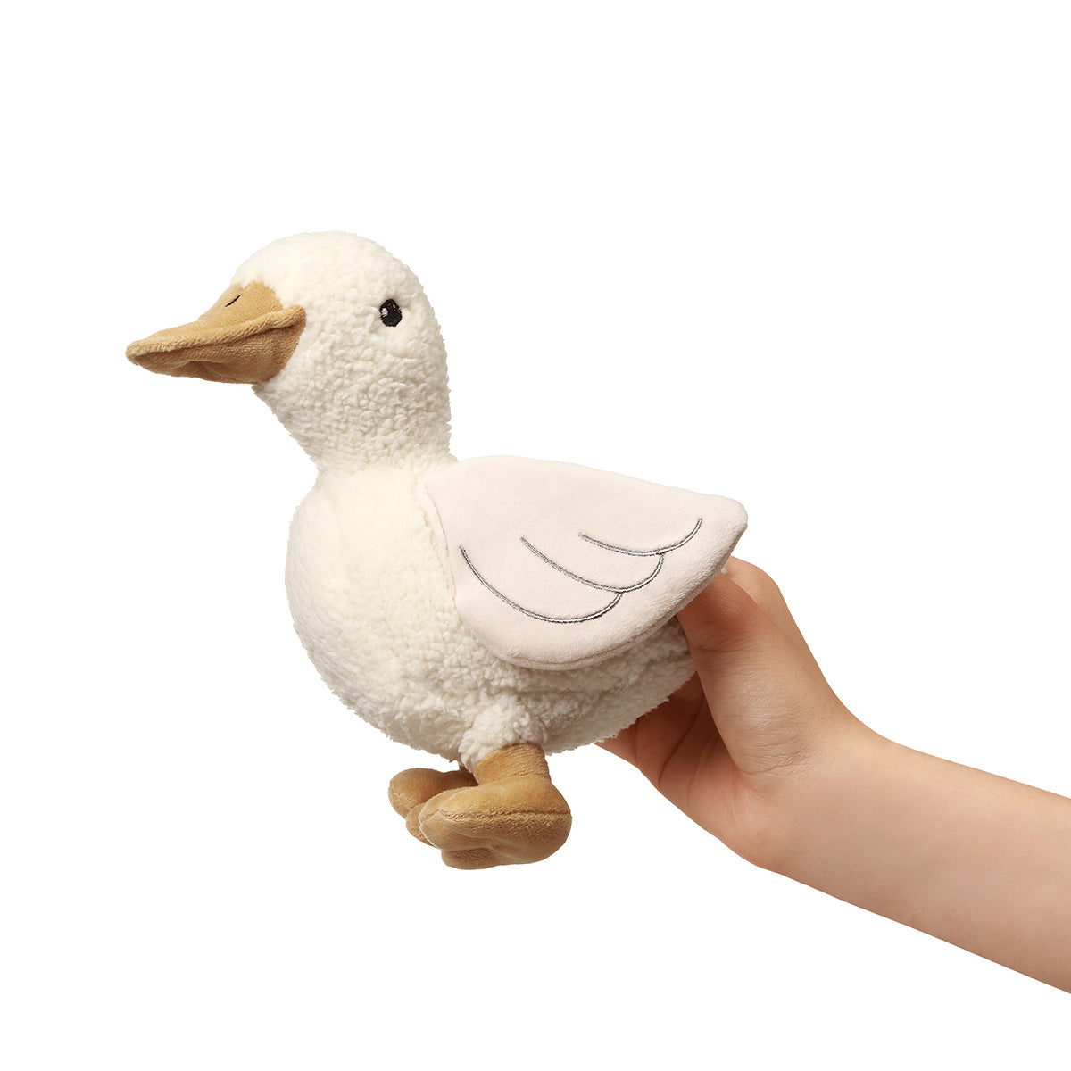 Babyono Peluche con sonajero Ganso Zoe