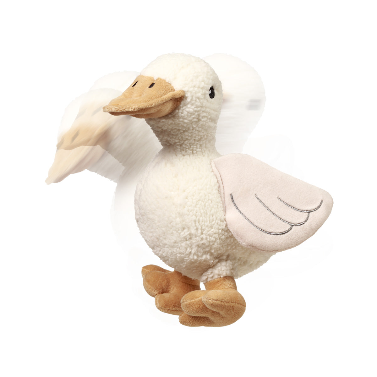 Babyono Peluche con sonajero Ganso Zoe