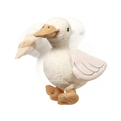 Babyono Peluche con sonajero Ganso Zoe
