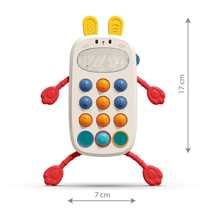 Babyono Telefono móvil juguete sensorial Rabbit