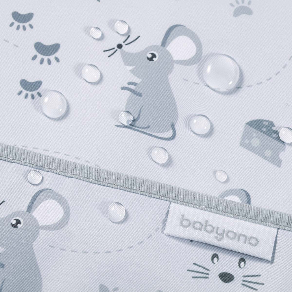 Babyono Babero BLW largo impermeable 6m a 2 años