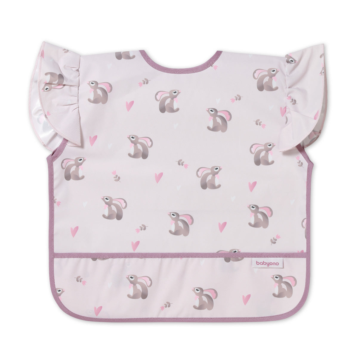 Babyono Babero BLW largo impermeable 6m a 2 años