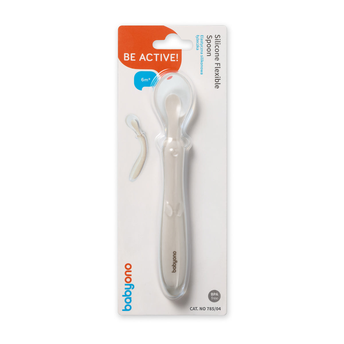 Babyono Cuchara de Silicona Flexible para bebés