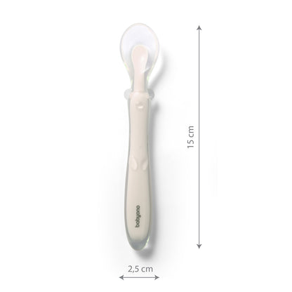 Babyono Cuchara de Silicona Flexible para bebés