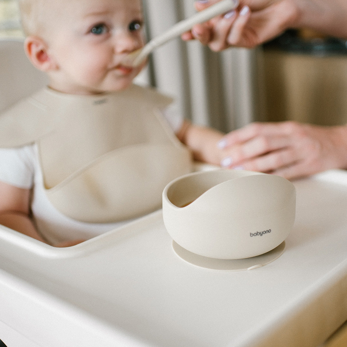 Babyono Bowl silicona con ventosa para bebés