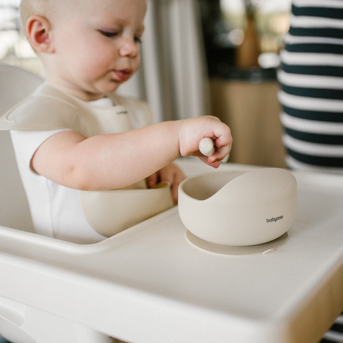 Babyono Bowl silicona con ventosa para bebés