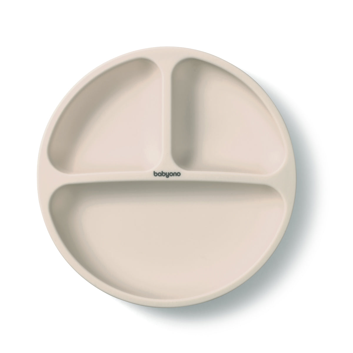 Babyono Plato de silicona con compartimentos y ventosa