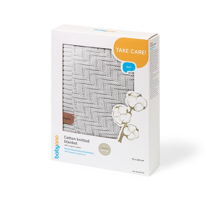 Babyono Manta de algodón orgánico para bebé 75x100 cm