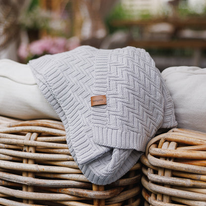 Babyono Manta de algodón orgánico para bebé 75x100 cm