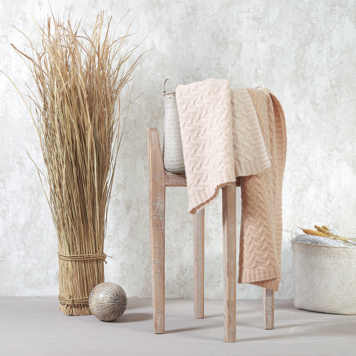 Babyono Manta de lana merino 75x100 cm