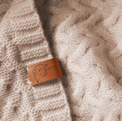 Babyono Manta de lana merino 75x100 cm