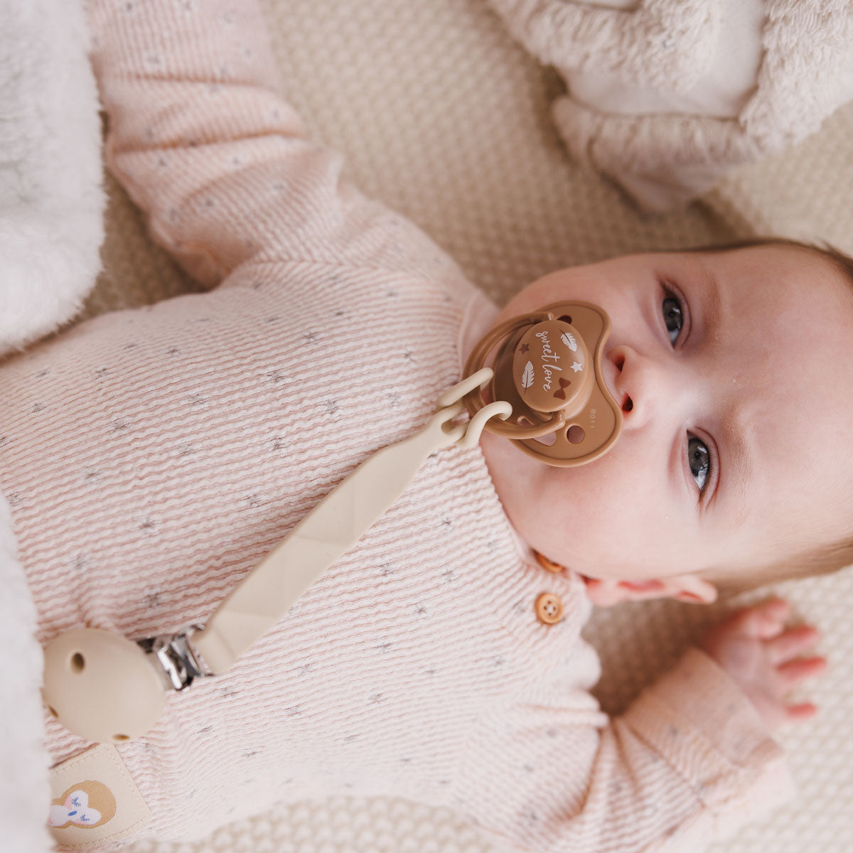 Babyono Chupetes tetina anatómica de silicona 0-6 meses