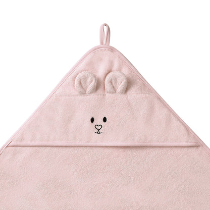 Babyono Capa de baño Bamboo XL para bebés conejito