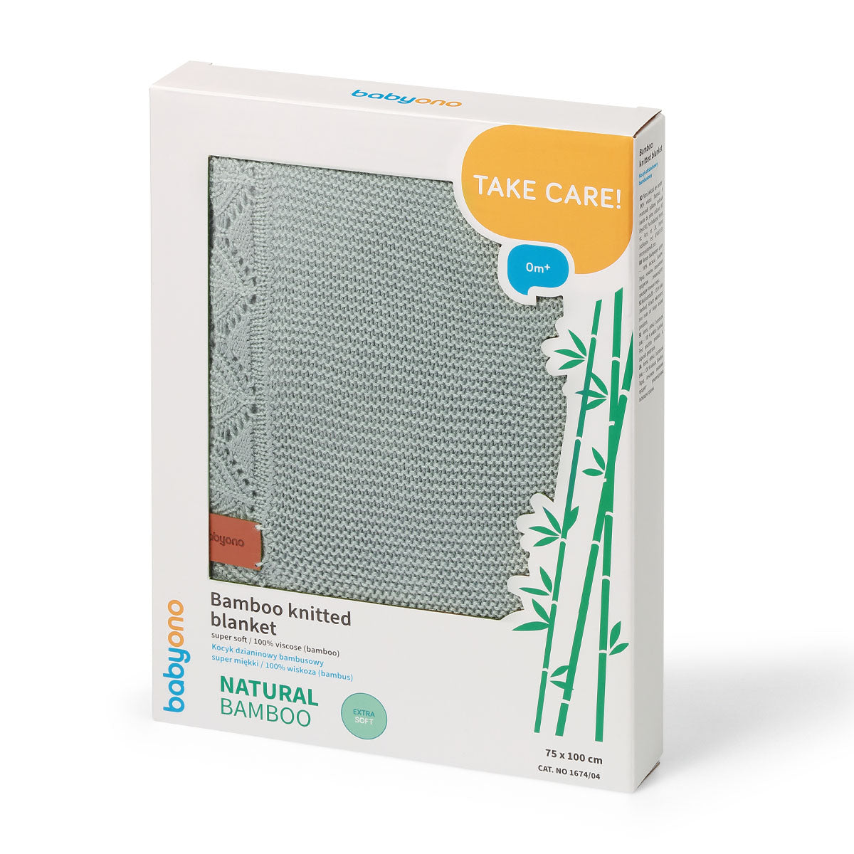 Manta toquilla bebé 100% bamboo