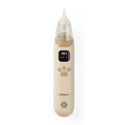 Babyono Aspirador nasal eléctrico ultrasilencioso Beige