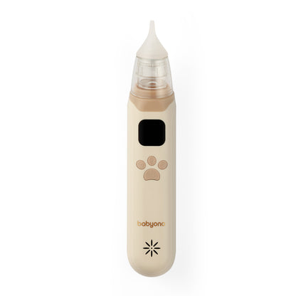Babyono Aspirador nasal eléctrico ultrasilencioso Beige