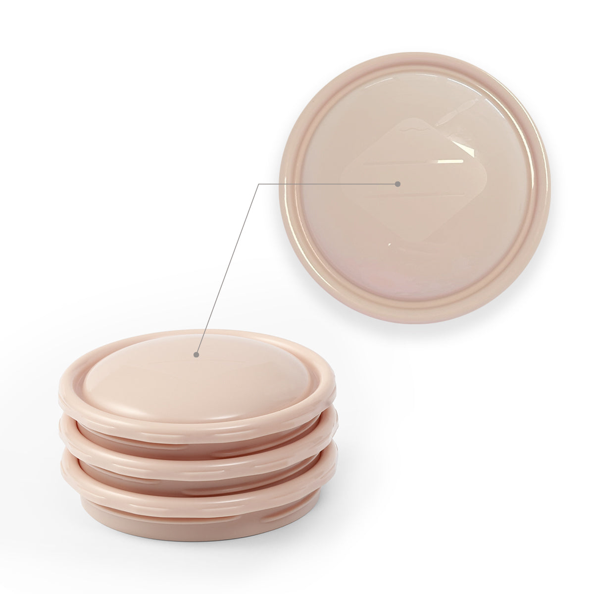 Babyono Recipientes para la leche y alimentos 200ml pack 4 unid.