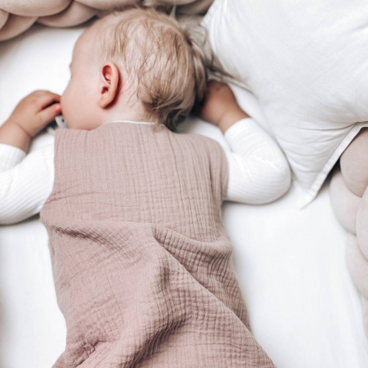 Natural Baby Saco de dormir bebe reversible T-S Muselina 0-4m