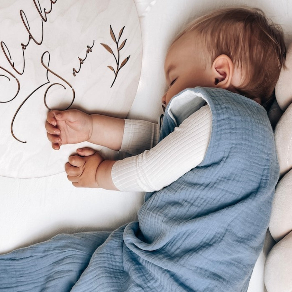 Natural Baby Saco de dormir bebe reversible T-S Muselina 0-4m