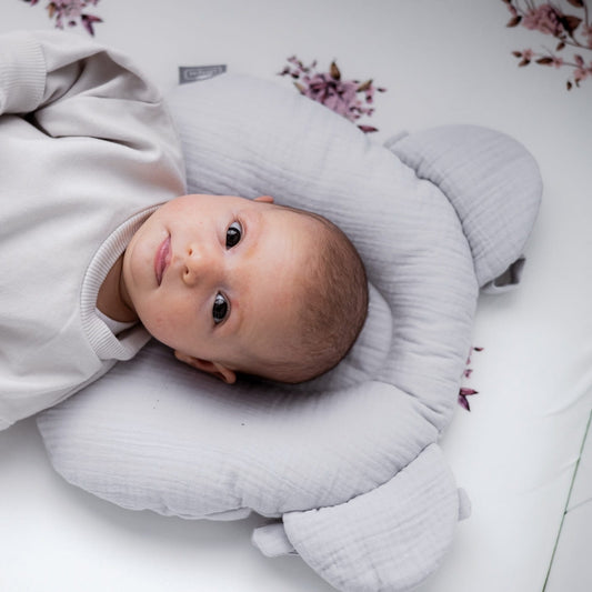 Natural Baby Almohada cojin plagiocefalia bebés muselina