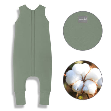 Melange Sacos de dormir con piernas T-S jersey algodón