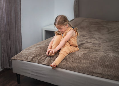 Melange Sacos de dormir con piernas T-S jersey algodón