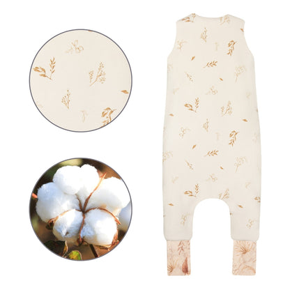 Bohemian Saco de dormir con pies Reversible T-S jersey algodón
