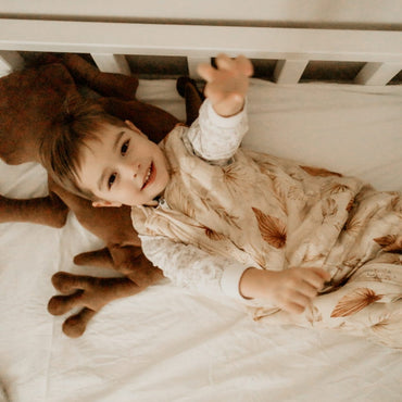 Bohemian Saco de dormir con pies Reversible T-S jersey algodón