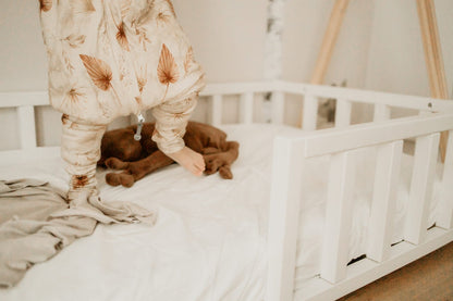 Bohemian Saco de dormir con pies Reversible T-S jersey algodón