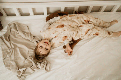 Bohemian Saco de dormir con pies Reversible T-S jersey algodón