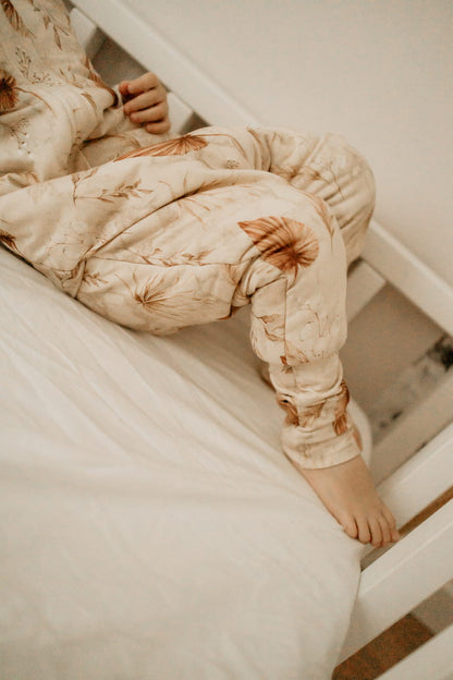 Bohemian Saco de dormir con pies Reversible T-S jersey algodón